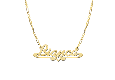 bianca name necklace