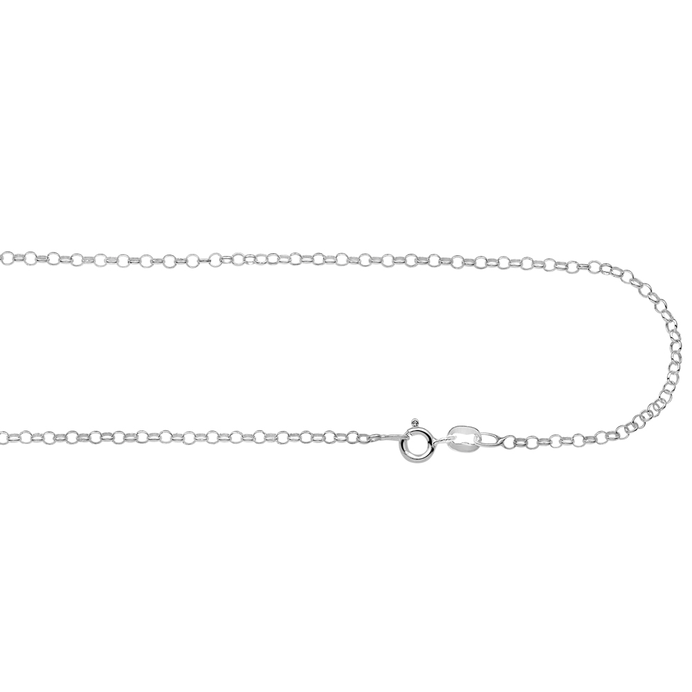 Silver Jasseron Necklace 38-42cm
