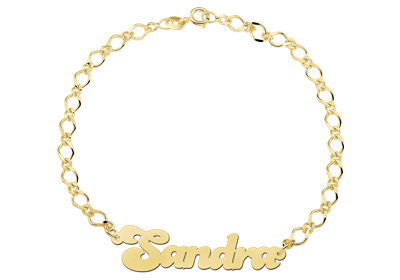 Golden Anklet with Name