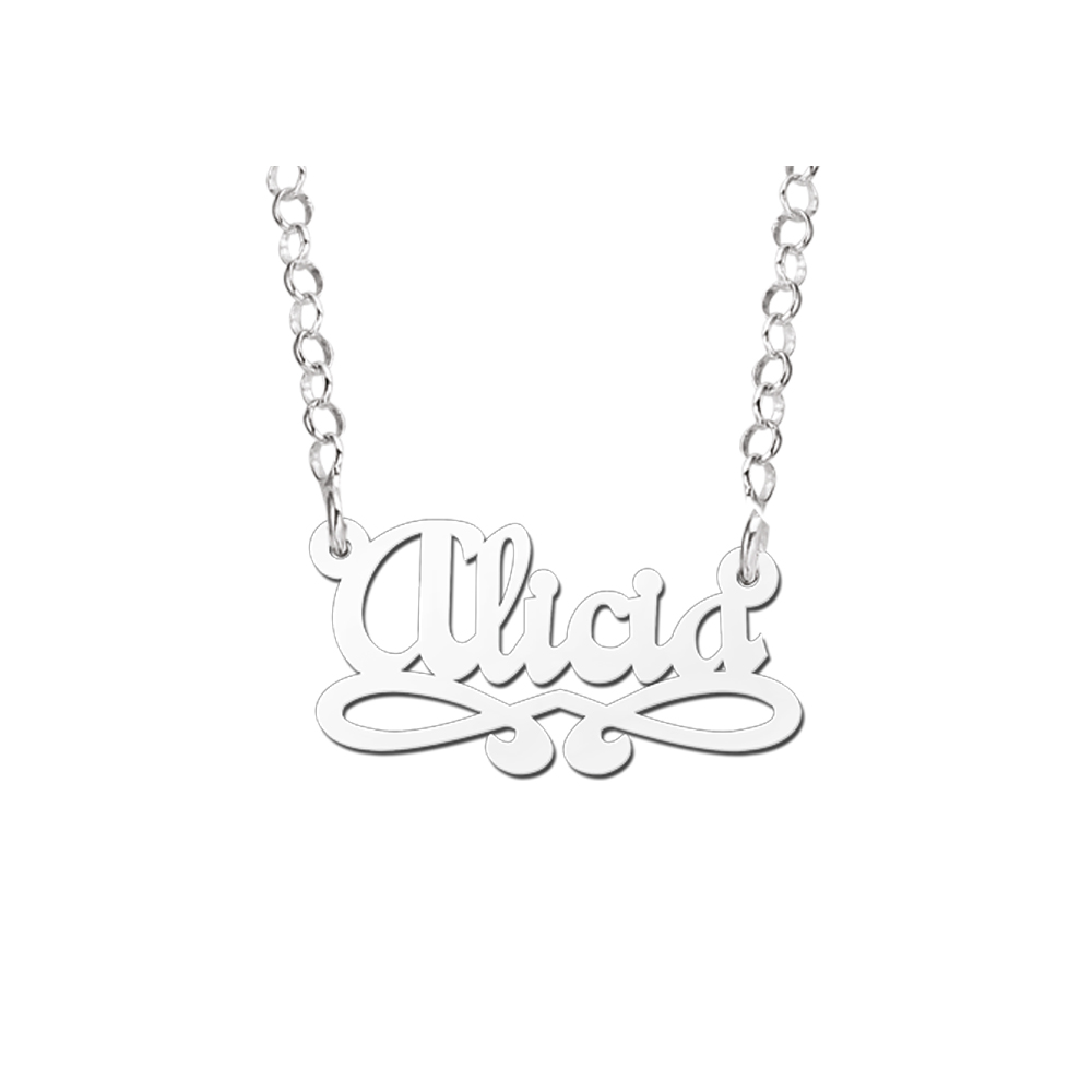 Alicia name necklace sale