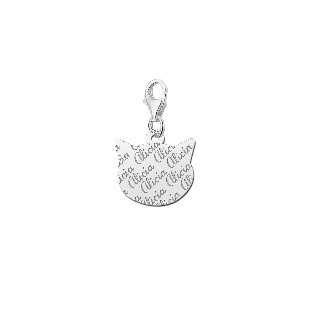 Silver namecharm repeat catshead