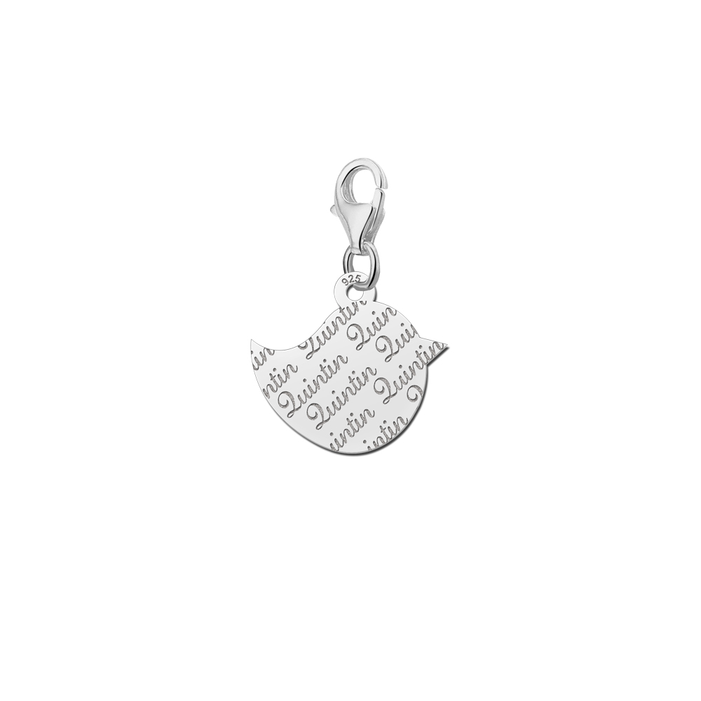 Silver namecharm repeat bird