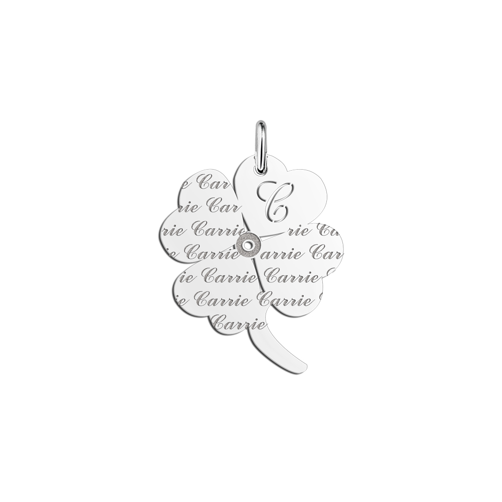 Name pendant Carrie Clover