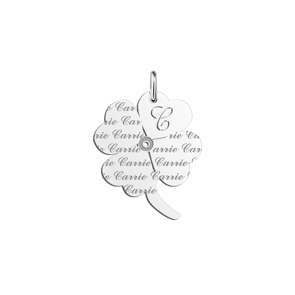 Name pendant Carrie Clover