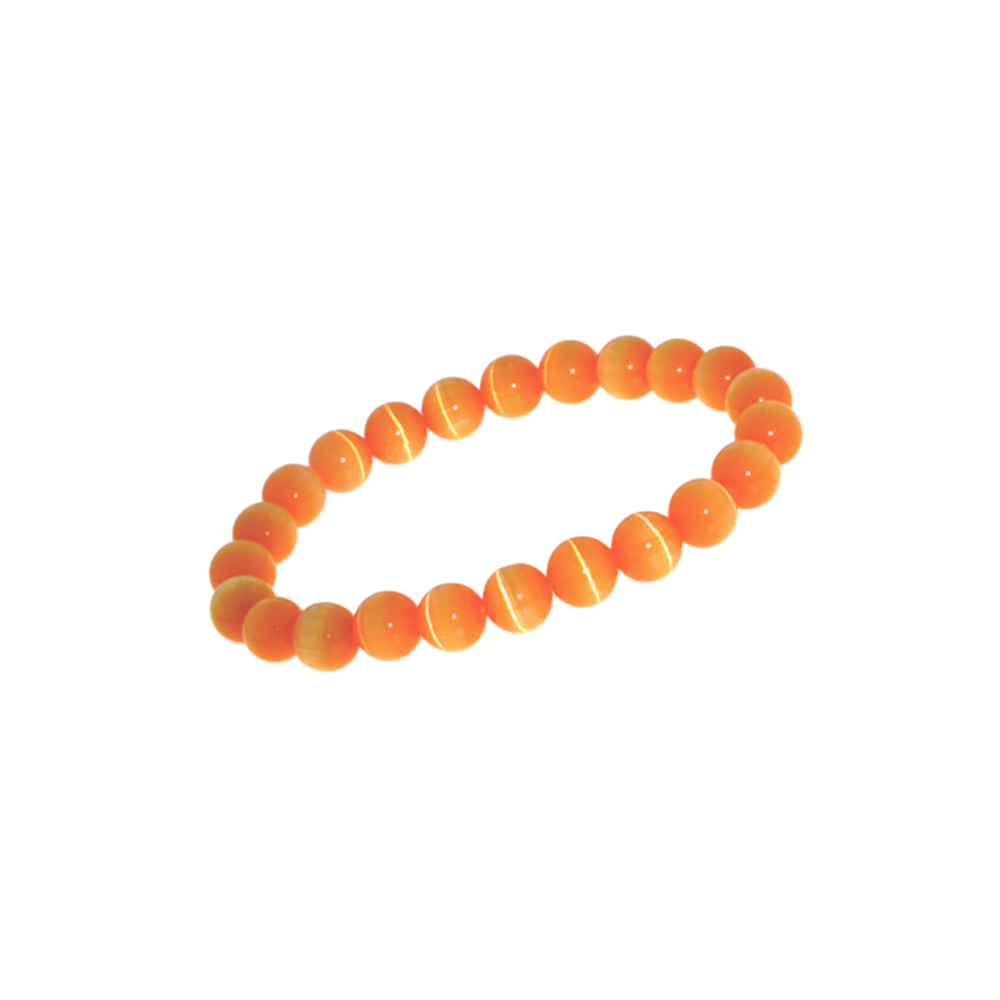 Bracelet catseye orange