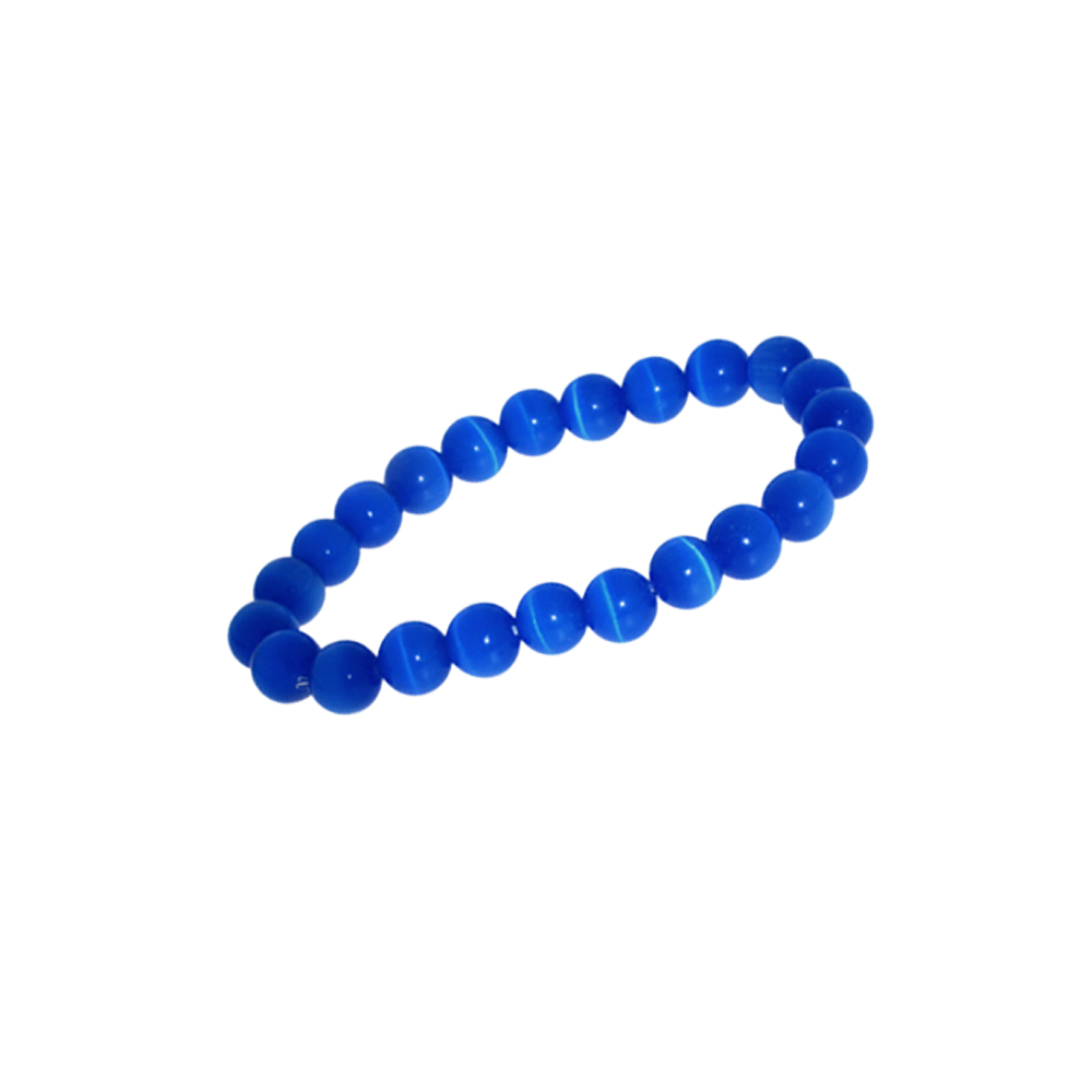 Bracelet catseye royal blue