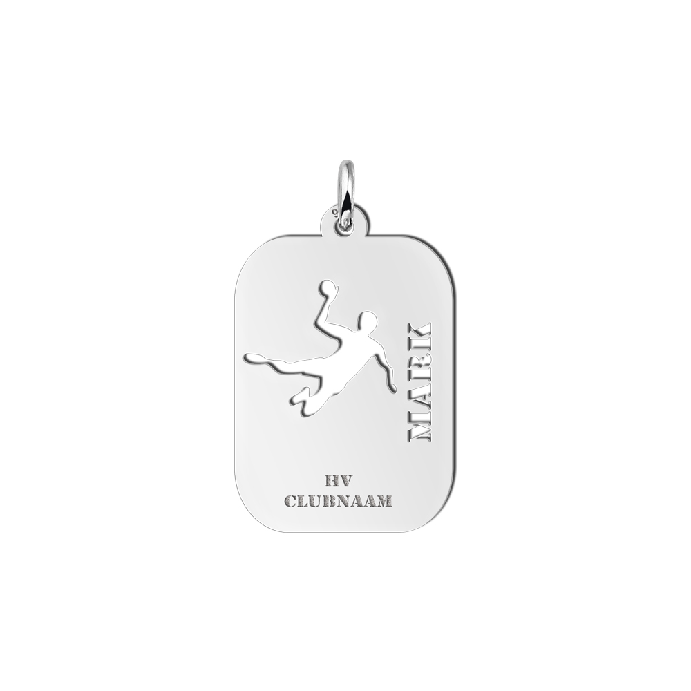 Silver handball pendant Silver handball pendant