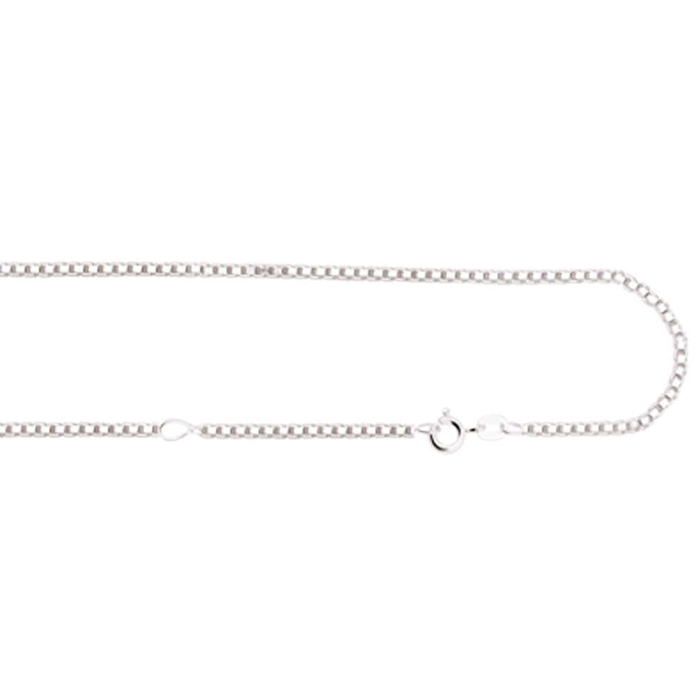 Silver chain 45-50 cm