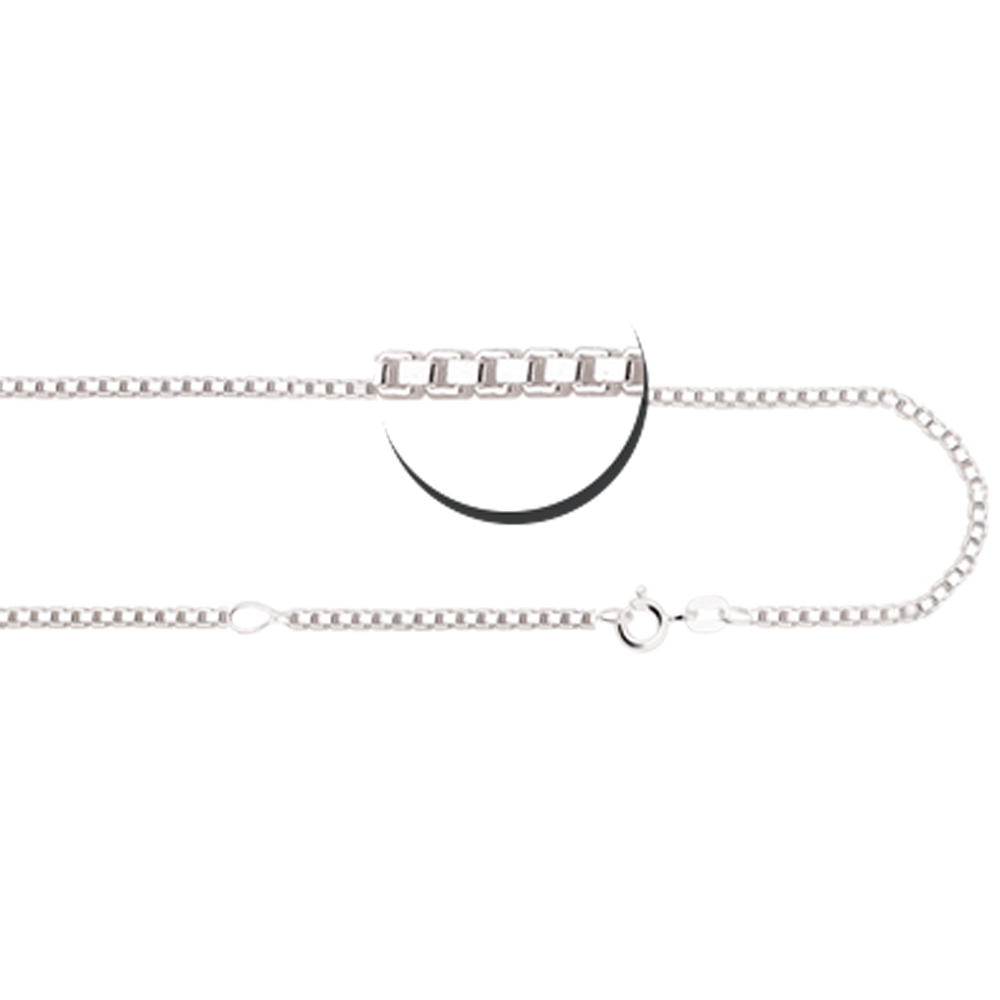 Silver chain 45-50 cm